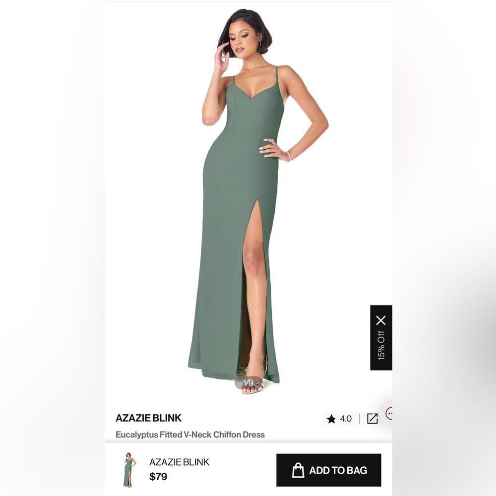 Azazie brand new bridesmaid/wedding guest dress, size xs/0